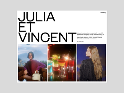 Julia Et Vincent, Portfolio concept