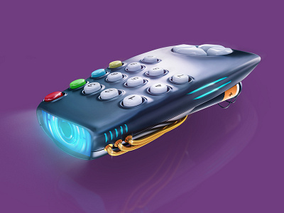 3d TV Remote 3d 3d design concept drawing graphic design kiev modeling remote tv ui ux ukraine ukrtelecom