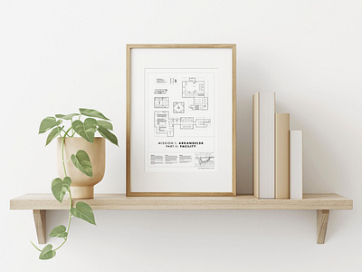 Goldeneye N64 - Facility Level Architectural Floorplan Poster