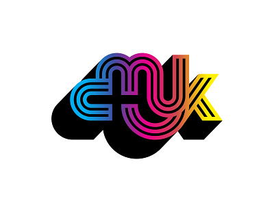 CMYK brand cmyk illustrator logo sticker