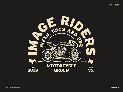 IMAGE Riders bike club badge line drawing logo motorcycle south asia superbike t shirt texas