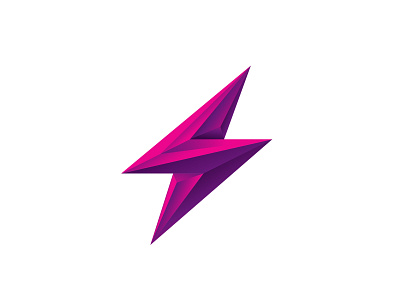 Purple lightning lightning lightning design lightning logo purple
