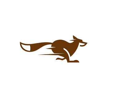 Quick brown Fox animal logo fox fox logo quick brown fox