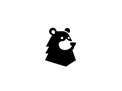 Bear animal logo bear bear logo wild logo