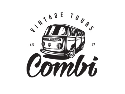 Vw Comby car combi logo retro tours vintage drawing vw