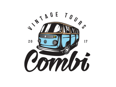 Vw Comby Color car combi drawing logo retro vintage vw