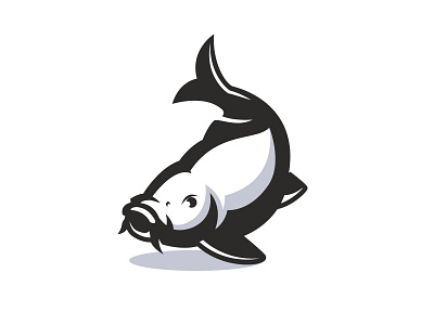 Carp 2 carp fish logo