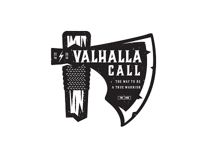 Valhalla ax logo valhalla viking war warrior