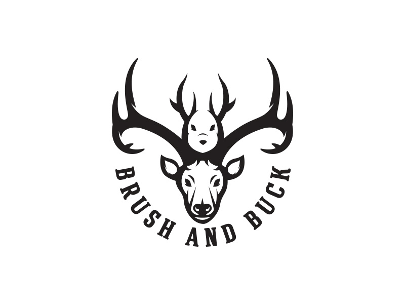 Brush And Buck by Alex Seciu on Dribbble