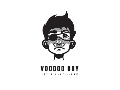 Voodoo Boy black magic bone boy logo magic voodoo