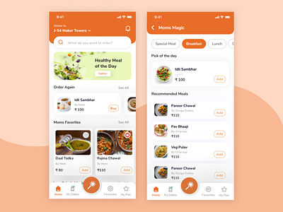 Healthy Homemade Food Delivery App