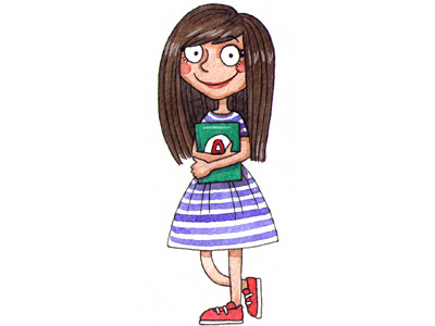 Dasha's portrait illustration