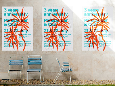 Poster Design anniversary anniversary flyer design palm poster