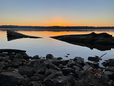 Old Hickory Sunrise lake river sunrise tranquil
