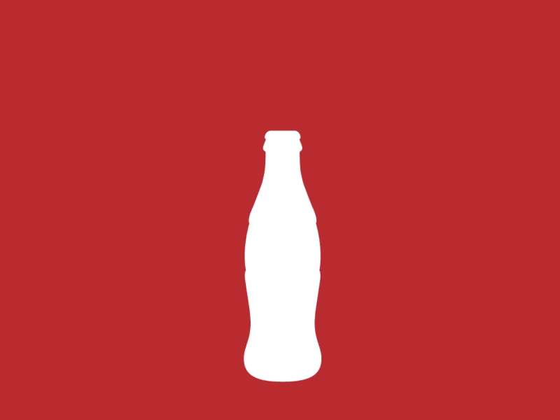 Cola Bottle Animation animation baku bottle cola design illustration