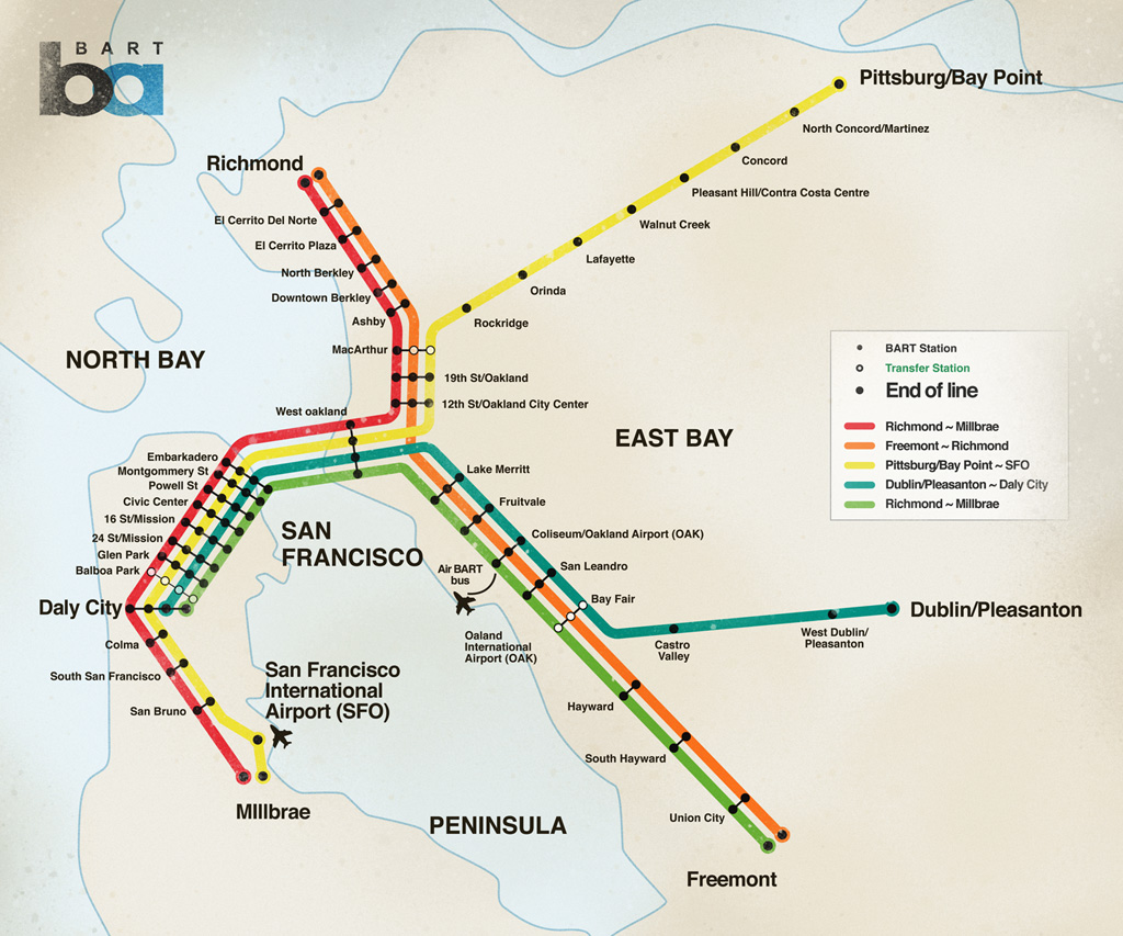 Bart Map by Brady Sammons on Dribbble