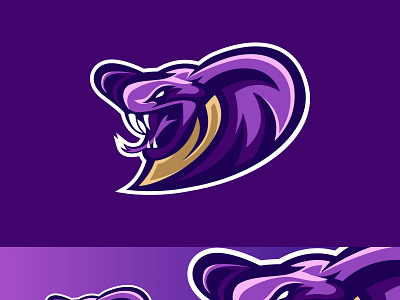 Cobra esport gaming mascot logo template 3d animation branding graphic design logo motion graphics ui