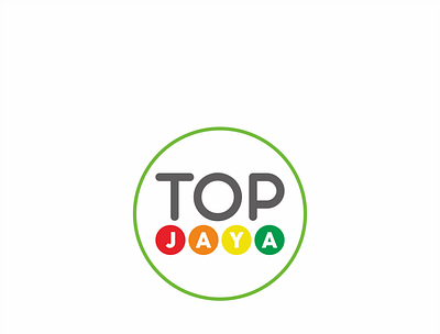 TOP JAYA app bold company design fruit graphic design logo simple supplier typography vector