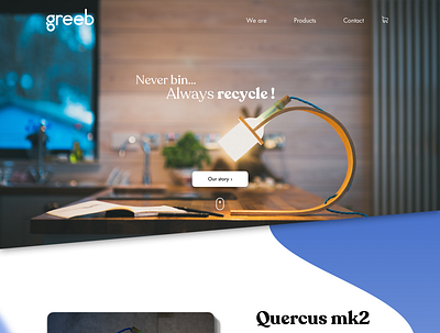 Quercus project home creation design redesign ui ux website