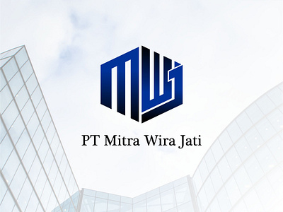 PT Mitra Wira Jati Logo Design branding coreldraw creative logo design graphic design hexagon logo logotype shape tool vector visual identity