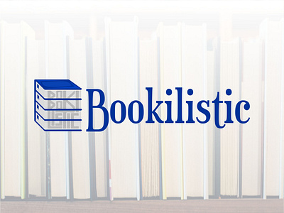 Bookilistic Logo Design book books branding coreldraw design graphic design library logo logo identity logofolio logotype peroal brand shape tool vector