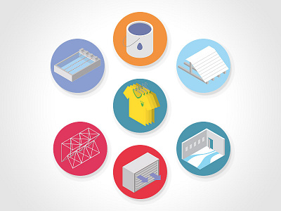 Isometric Icons icon isometric vector