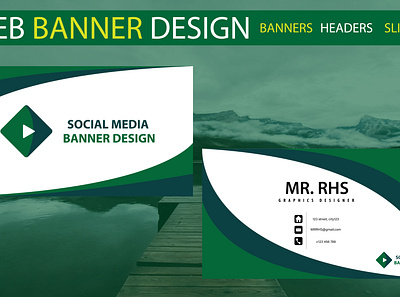 Web banner design. graphic design web ads web banner web slider website banners