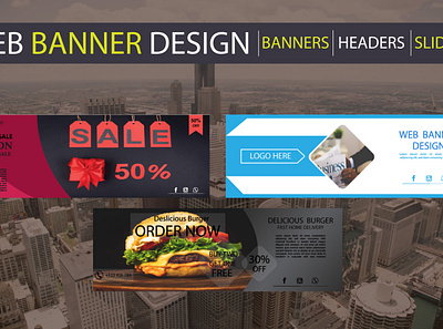 Web banner design. graphic design wbsite banner website ads website sliders