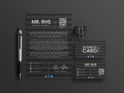 Business card & Letterhead design. branding business card design graphic design letterhead design visiting card design