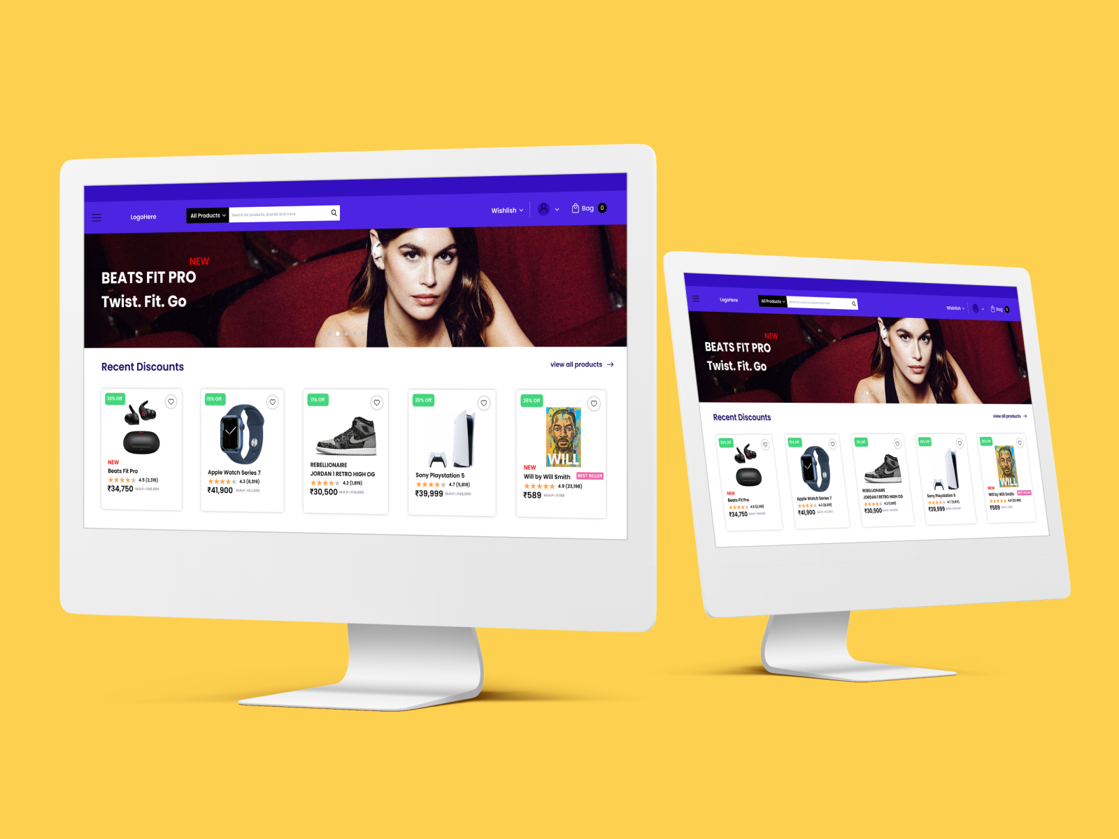 UI/UX Design for a E-Commerce Website by Rupesh Padmadev on Dribbble