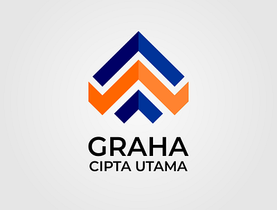 Graha Cipta Utama Logo graphic design logo