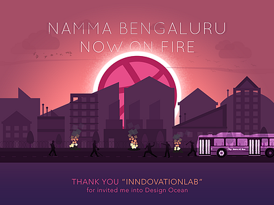 "Namma Bengaluru now on fire"