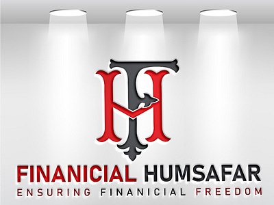 Finanicial Humsafar 3d branding graphic design logo