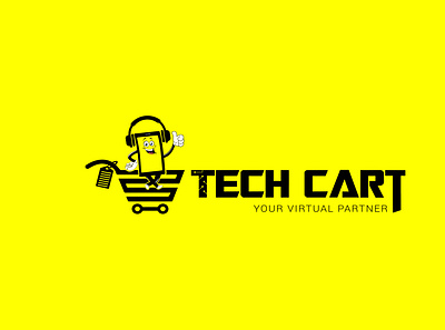 tech cart logo 3d logo design tech logo technology logo design
