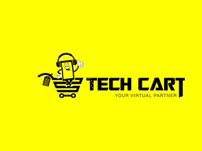 tech cart logo 3d logo design tech logo technology logo design