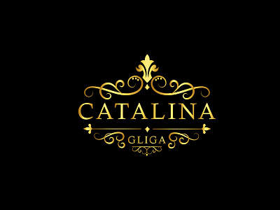 Catalina 3d graphic design luxury logo