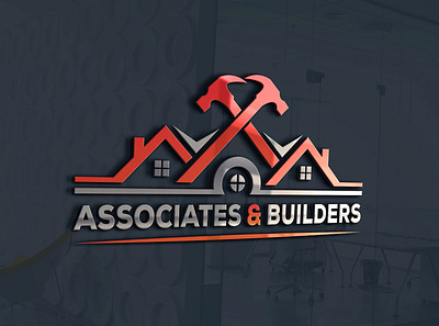 ASSOCIATES & BUILDERS 3d animation branding design graphic design illustration logo logo design motion graphics ui