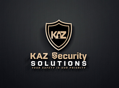 KAZ Security Solution 3d animation branding design graphic design illustration logo logo design motion graphics ui