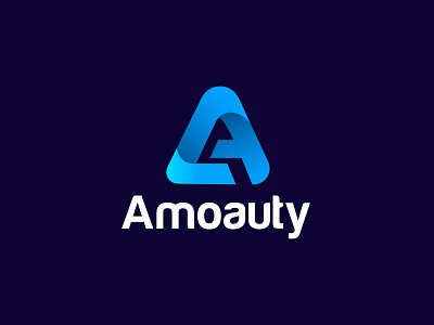 Amoauty logo 3d animation branding design graphic design illustration logo logo design motion graphics ui