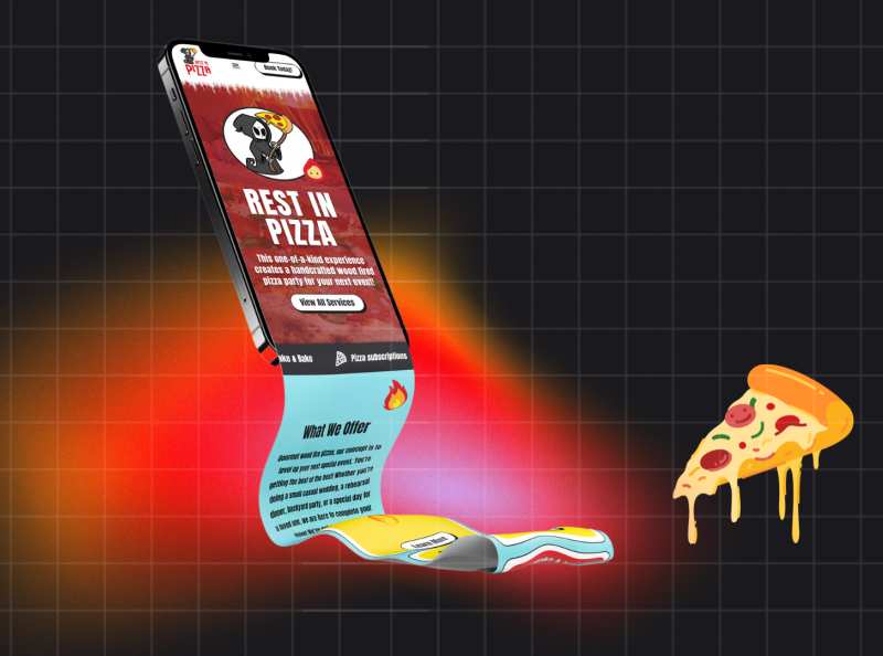 Rest In Pizza by Imperium Social on Dribbble