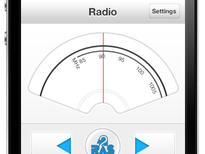 Radio App dial app ios iphone