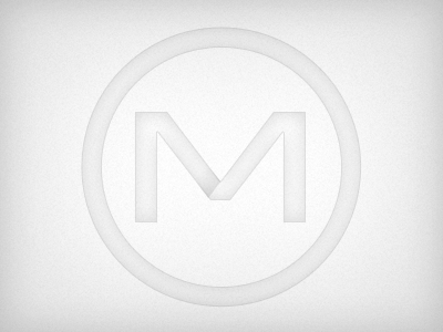 M logo (debossed) logo