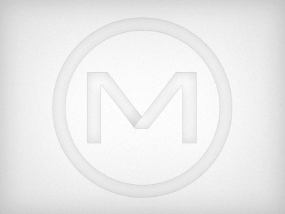 M logo (debossed)