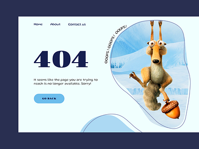 404-page OOOPS 404 404page design ui ux