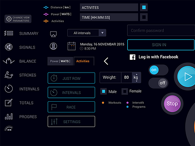 Kit interface layout pack