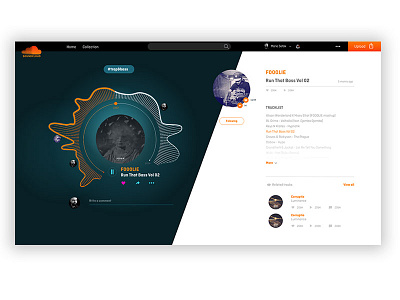 Soundcloud Song Layout / UI Challenge — Week 07