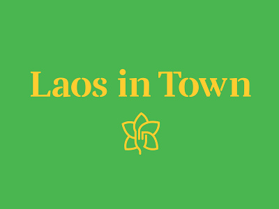 Laos in Town Logo Concept