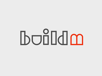 BuildM Logo Concept 1 brand identity branding construction corporate geometric graphic design logo logotype