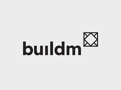 BuildM Logo Concept 2 brand identity branding construction geometric graphic design logo logotype typography
