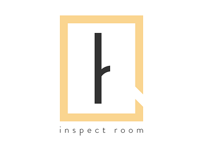 Inspect Room branding design logo logomark print type typography